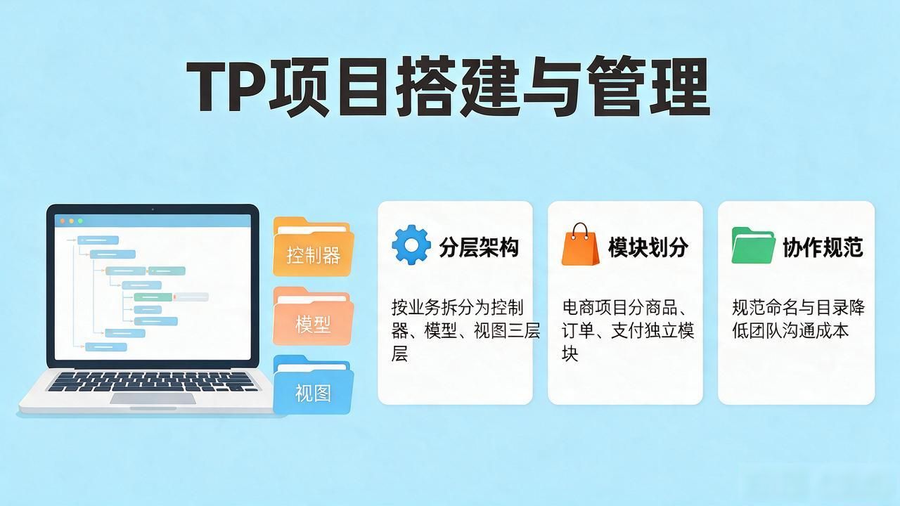 TP官方下载后如何搭建和管理项目