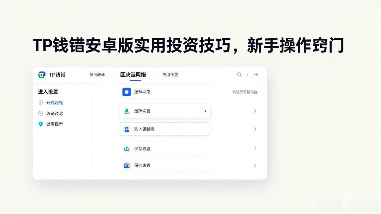 用户总结:tp钱包app安卓版带来的投资技巧与窍门_TP钱包安全设置_TP钱包安卓端数字资产管理