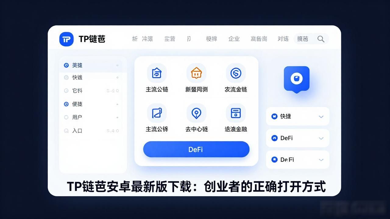 TP钱包安卓最新版下载：创业者的正确打开方式