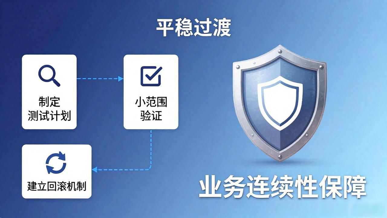 TP最新版本下载的决策支持与运营模型_平稳过渡测试计划_企业软件升级评估体系