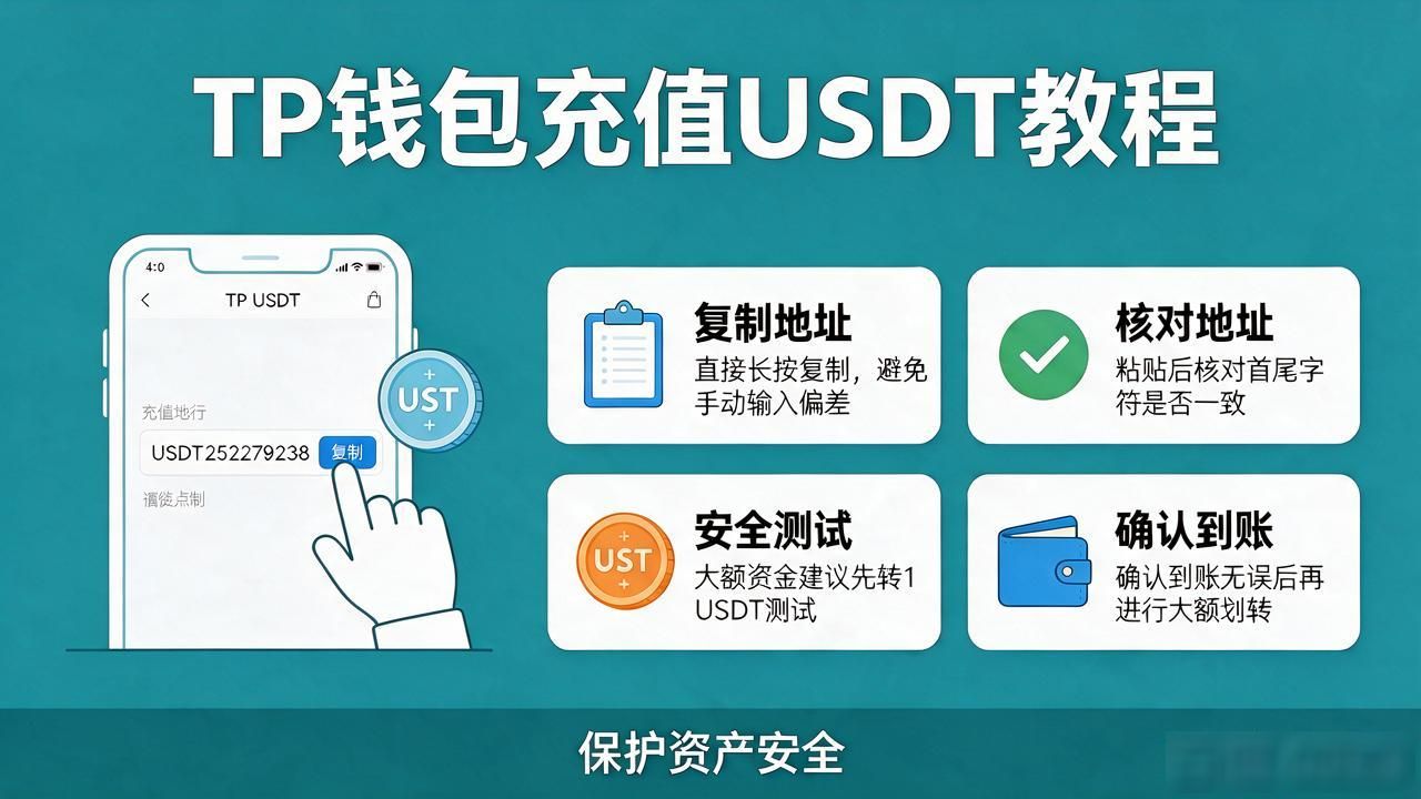 TP钱包充值USDT教程：转账与入金指南