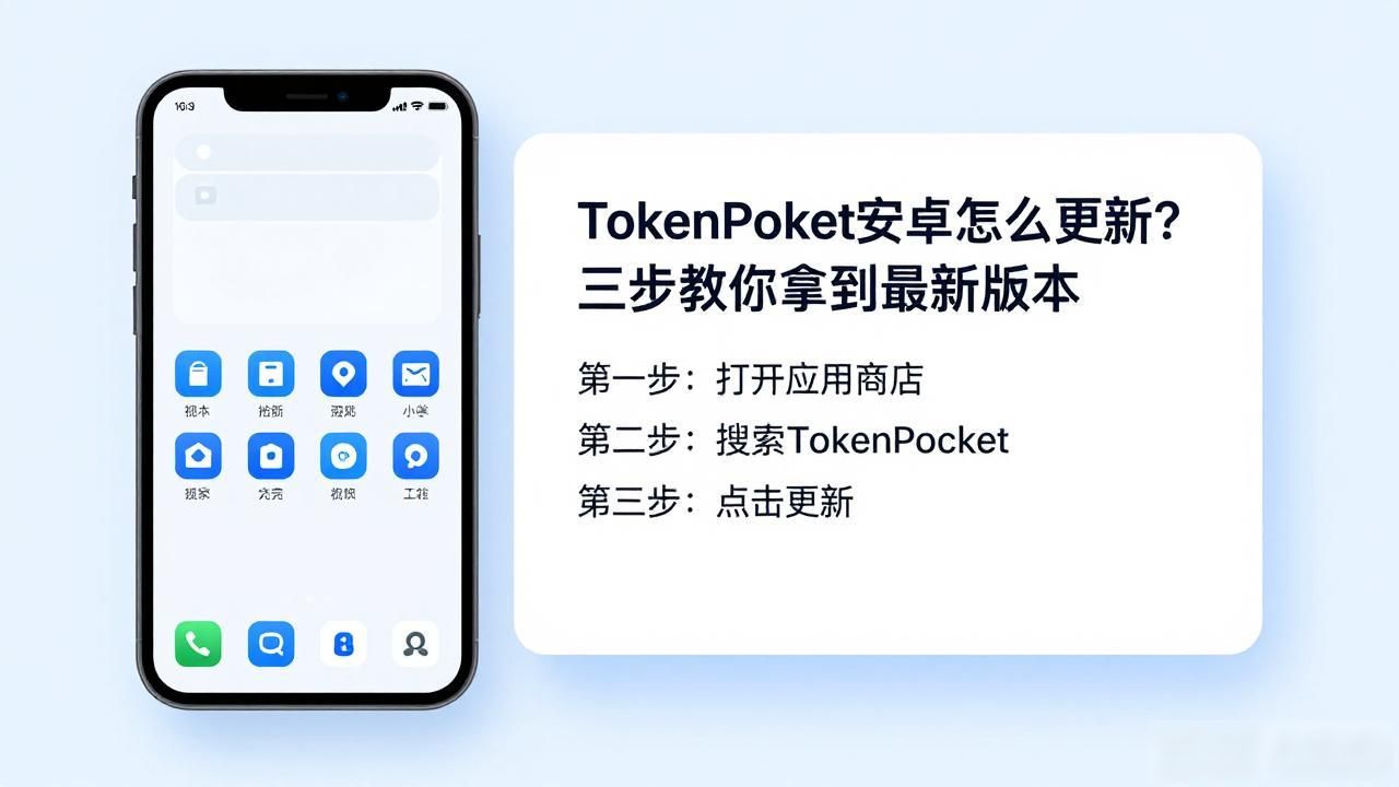 TokenPocket安卓怎么更新？三步教你拿到最新版本