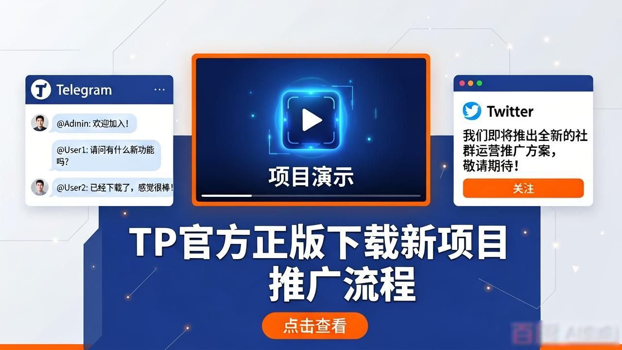 TP官方正版下载上线新项目 推广流程