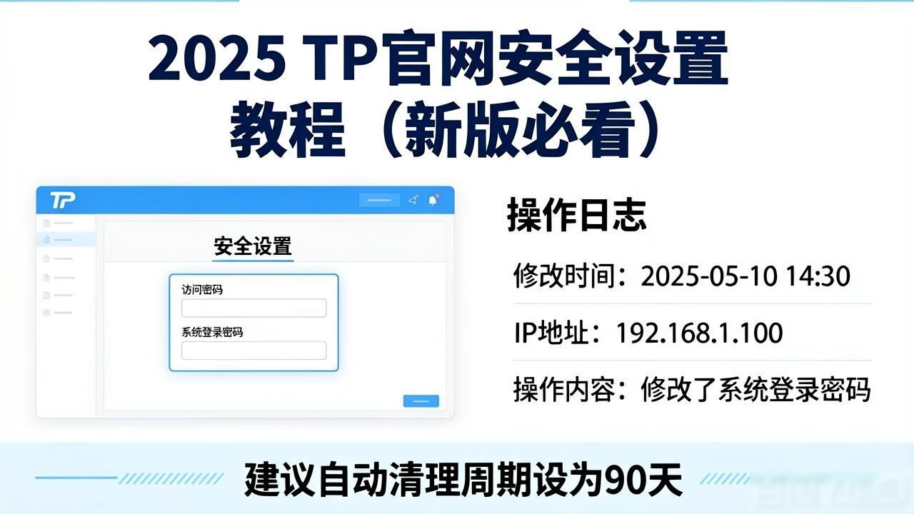 2025 TP官网安全设置教程（新版必看）