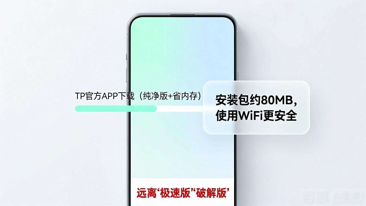 三步搞定TP官方APP下载（纯净版+省内存）