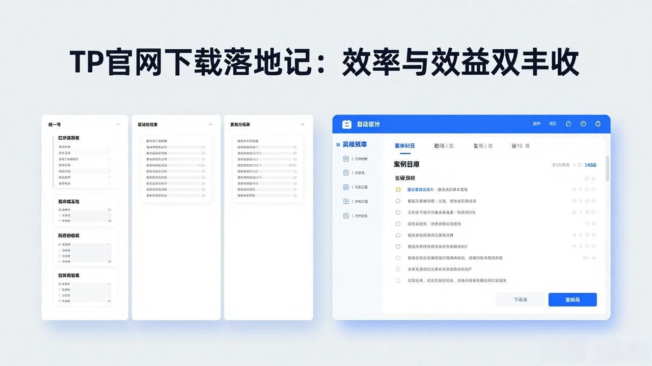 TP官网下载落地记：效率与效益双丰收