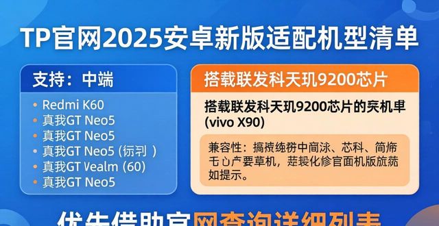 安卓各版本适配_TP官网2025安卓新版适配什么机型？_安卓版本适配有哪些注意点