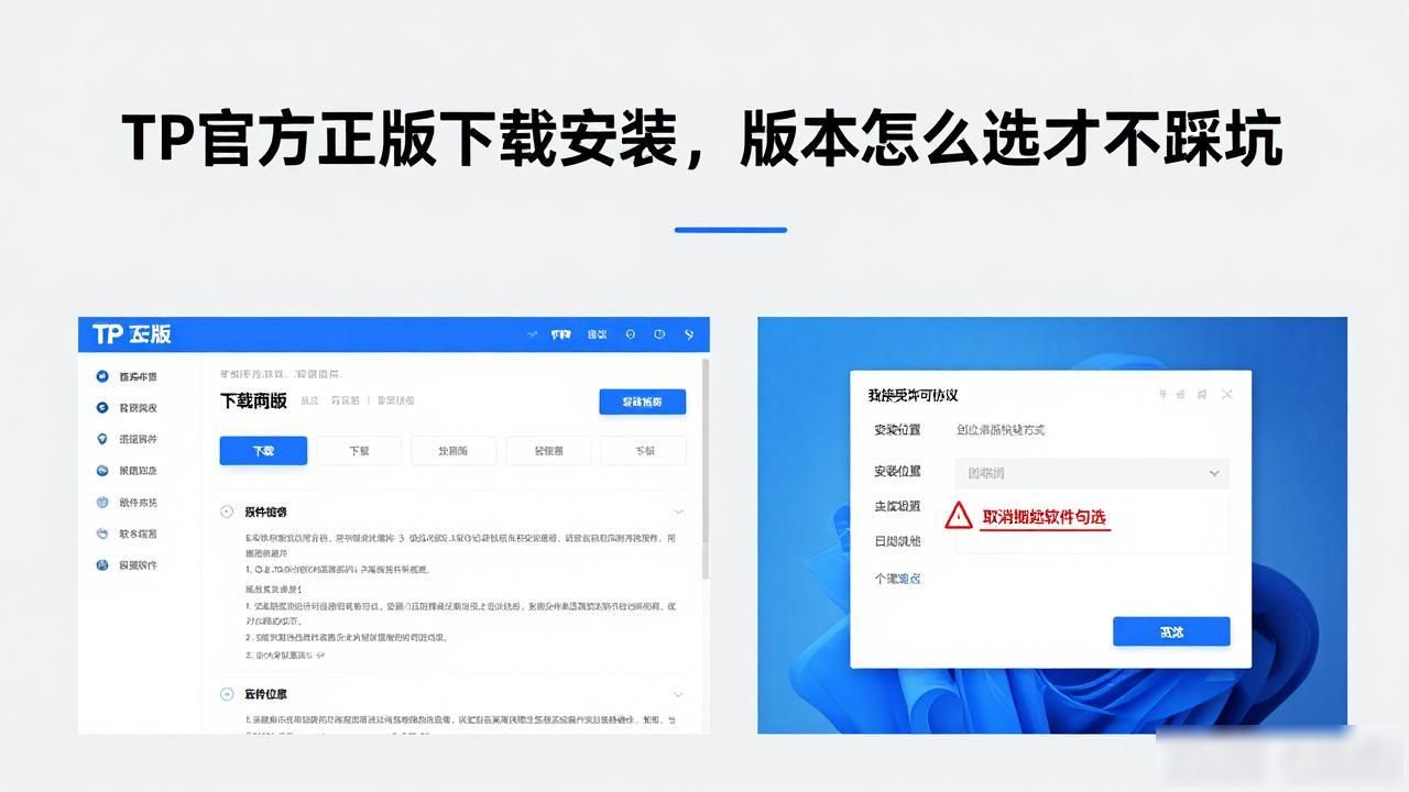 TP官方正版下载安装，版本怎么选才不踩坑