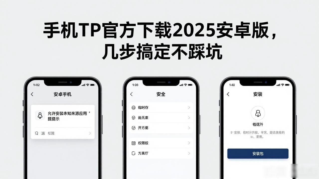 手机TP官方下载2025安卓版，几步搞定不踩坑