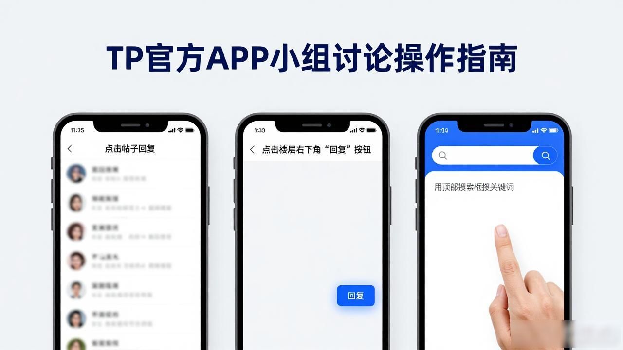 TP官方APP小组讨论操作指南